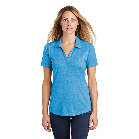 Sport - Tek LST405 PosiCharge Women's Tri - Blend Y - Neck Polo - Gorvex.com