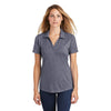 Sport - Tek LST405 PosiCharge Women's Tri - Blend Y - Neck Polo - Gorvex.com