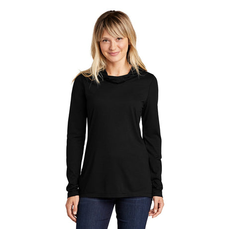 Sport - Tek LST406 PosiCharge Women's Tri - Blend Cowl Neck Hooded Shirt - Gorvex.com