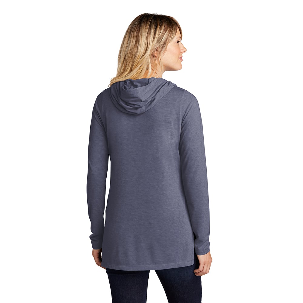 Sport - Tek LST406 PosiCharge Women's Tri - Blend Cowl Neck Hooded Shirt - Gorvex.com