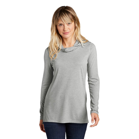 Sport - Tek LST406 PosiCharge Women's Tri - Blend Cowl Neck Hooded Shirt - Gorvex.com