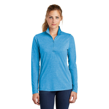 Sport - Tek LST407 PosiCharge Women's Tri - Blend Quarter - Zip Pullover - Gorvex.com