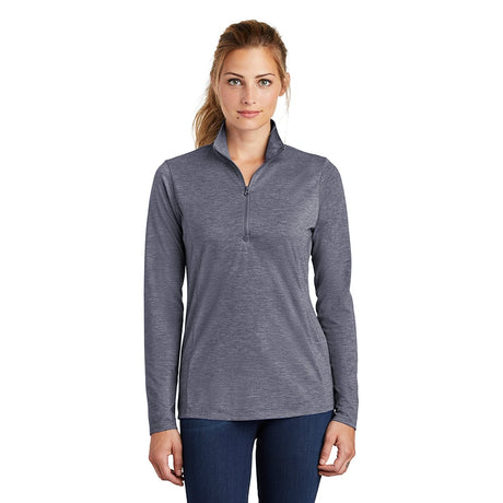 Sport - Tek LST407 PosiCharge Women's Tri - Blend Quarter - Zip Pullover - Gorvex.com