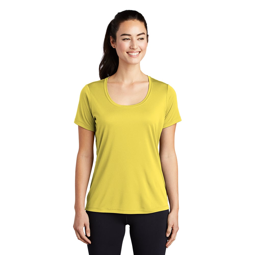 Sport - Tek LST420 Posi - UV Women's Scoop Neck Performance T-Shirt - Gorvex.com