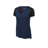 Sport - Tek LST465 Women's Endeavor Wide V - Neck T-Shirt - Gorvex.com