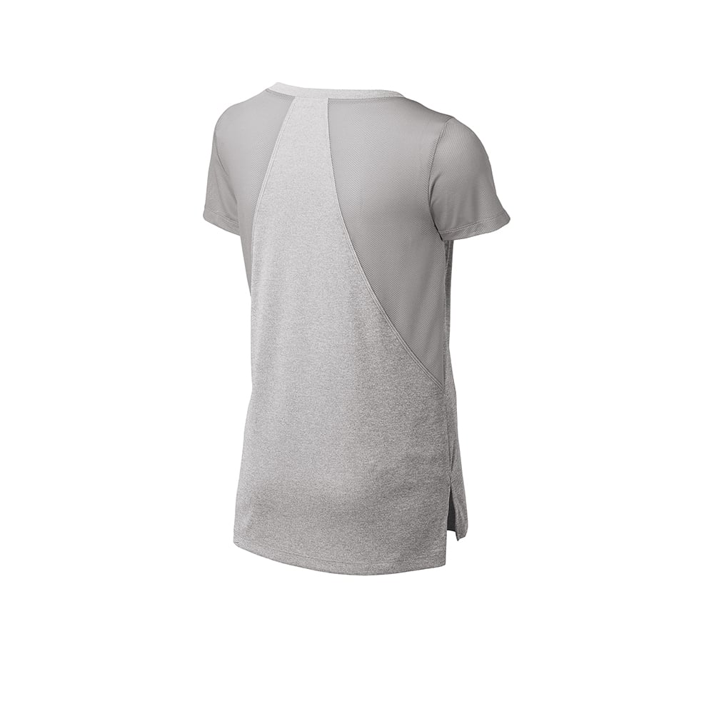 Sport - Tek LST465 Women's Endeavor Wide V - Neck T-Shirt - Gorvex.com