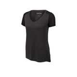 Sport - Tek LST465 Women's Endeavor Wide V - Neck T-Shirt - Gorvex.com