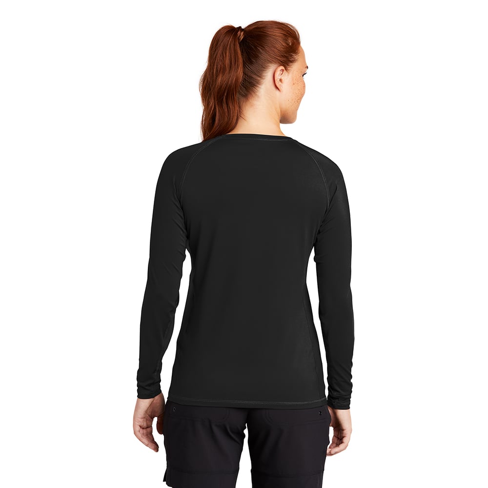 Sport - Tek LST470LS Women's Long Sleeve Rashguard T-Shirt - Gorvex.com