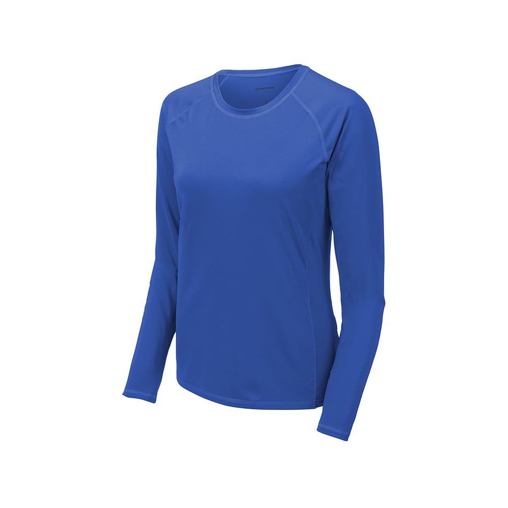 Sport - Tek LST470LS Women's Long Sleeve Rashguard T-Shirt - Gorvex.com