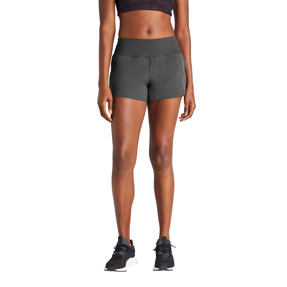 Sport - Tek LST485 Women's Poly Spandex Shorts with Phone Pocket - Gorvex.com