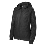 Sport - Tek LST53 Women's Embossed Wind Jacket with Reflective Details - Gorvex.com