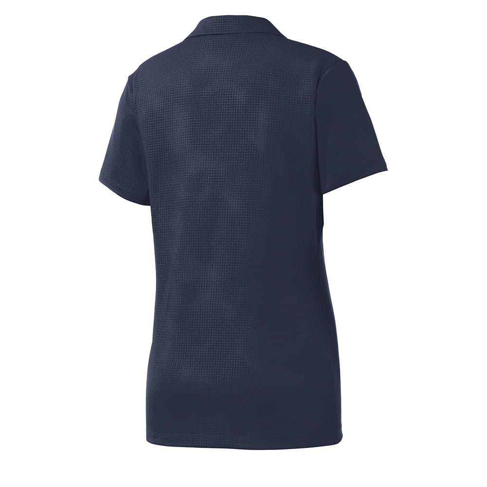 Sport - Tek LST630 PosiCharge Women's Embossed Y - Neck Tough Polo - Gorvex.com