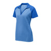 Sport - Tek LST641 PosiCharge Women's RacerMesh Heather Block Polo - Gorvex.com