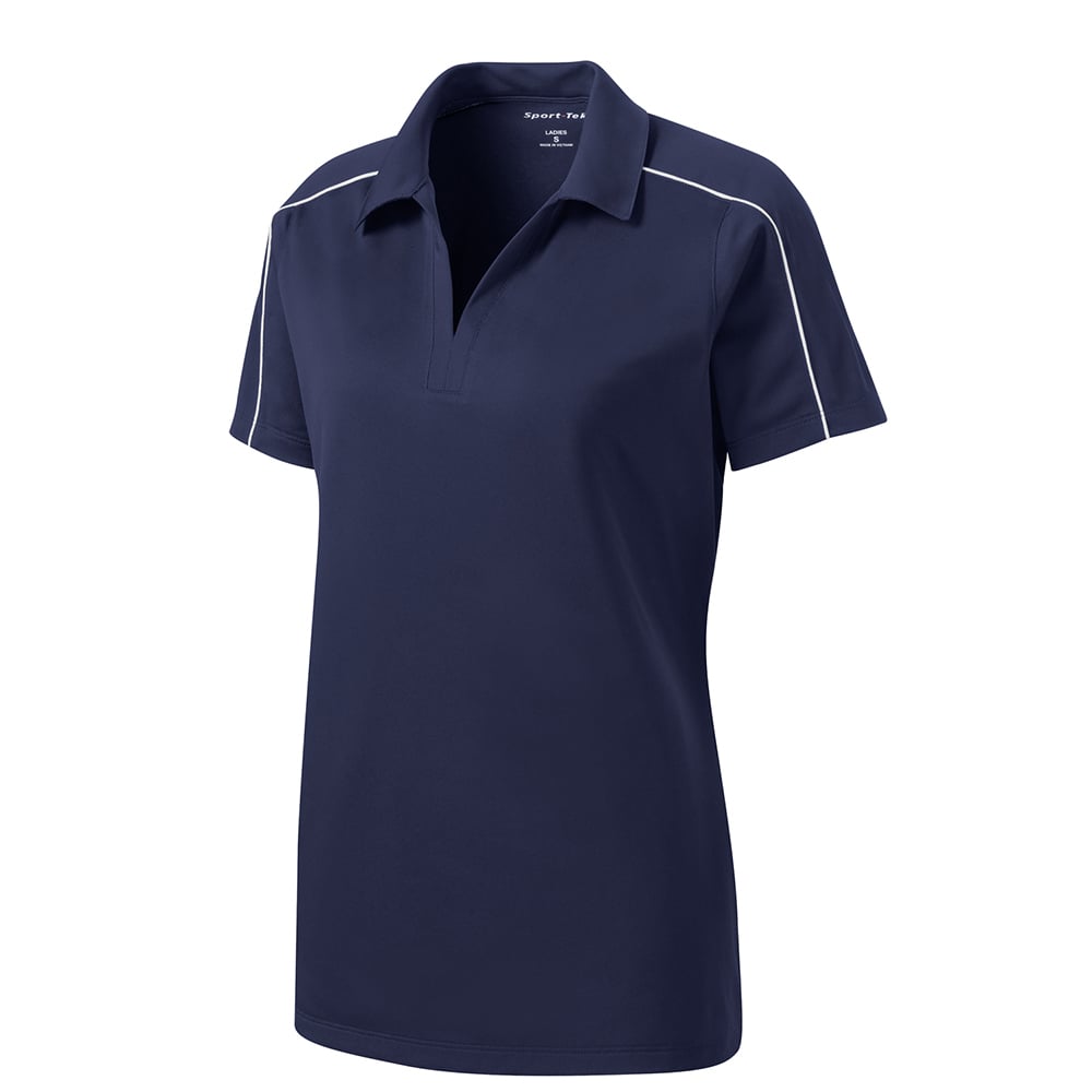 Sport - Tek LST653 Sport - Wick Women's Piped Micropique Polo - Gorvex.com