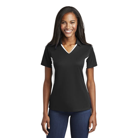 Sport - Tek LST655 Sport - Wick Women's Side Blocked Micropique Polo - Gorvex.com