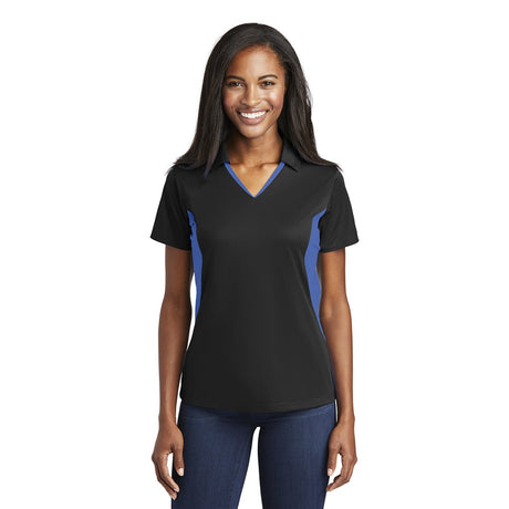 Sport - Tek LST655 Sport - Wick Women's Side Blocked Micropique Polo - Gorvex.com