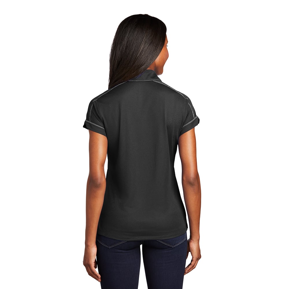 Sport - Tek LST659 Sport - Wick Women's Contrast Stitch Micropique Polo - Gorvex.com