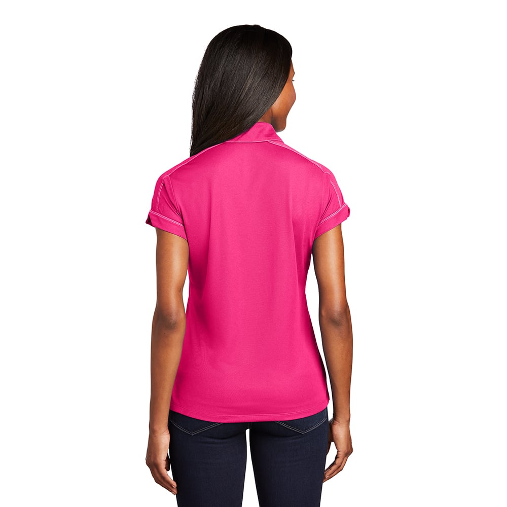 Sport - Tek LST659 Sport - Wick Women's Contrast Stitch Micropique Polo - Gorvex.com