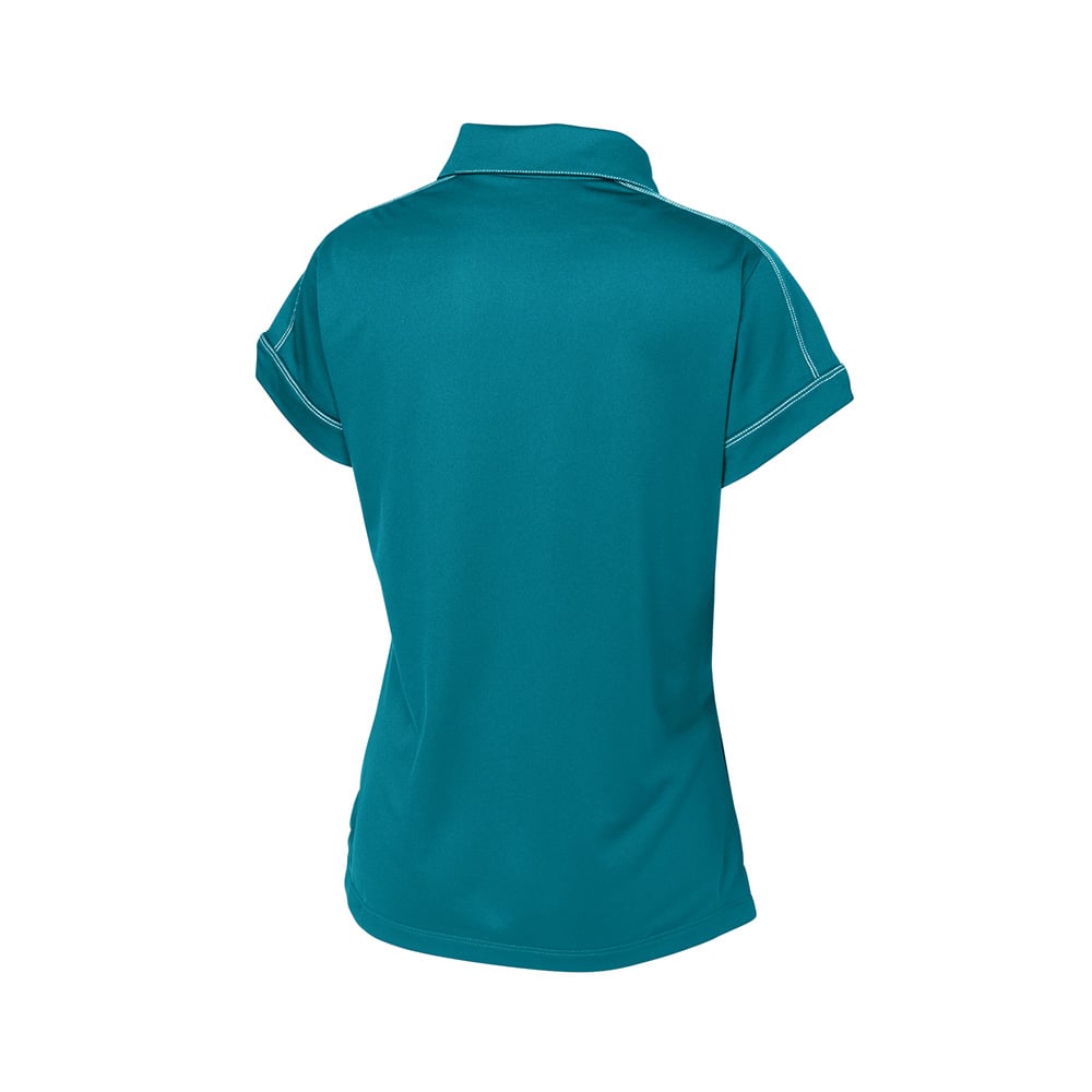 Sport - Tek LST659 Sport - Wick Women's Contrast Stitch Micropique Polo - Gorvex.com