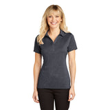 Sport - Tek LST660 Contender Women's Heather Y - Neck Polo - Gorvex.com