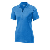 Sport - Tek LST660 Contender Women's Heather Y - Neck Polo - Gorvex.com