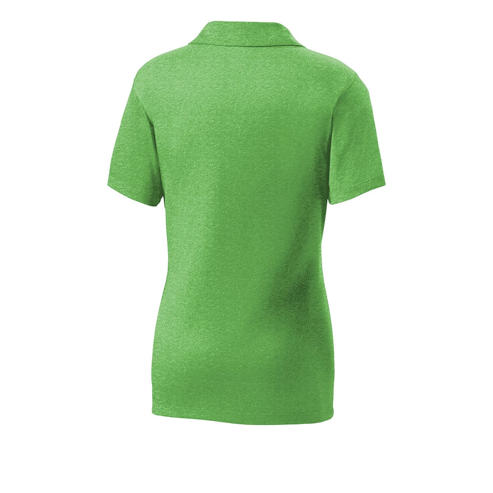 Sport - Tek LST660 Contender Women's Heather Y - Neck Polo - Gorvex.com