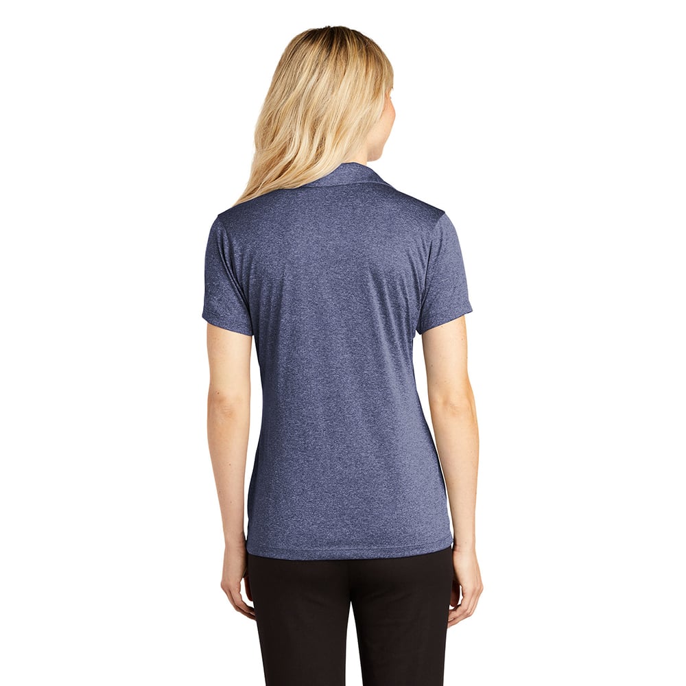 Sport - Tek LST660 Contender Women's Heather Y - Neck Polo - Gorvex.com