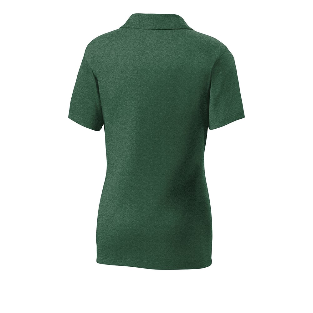 Sport - Tek LST660 Contender Women's Heather Y - Neck Polo - Gorvex.com