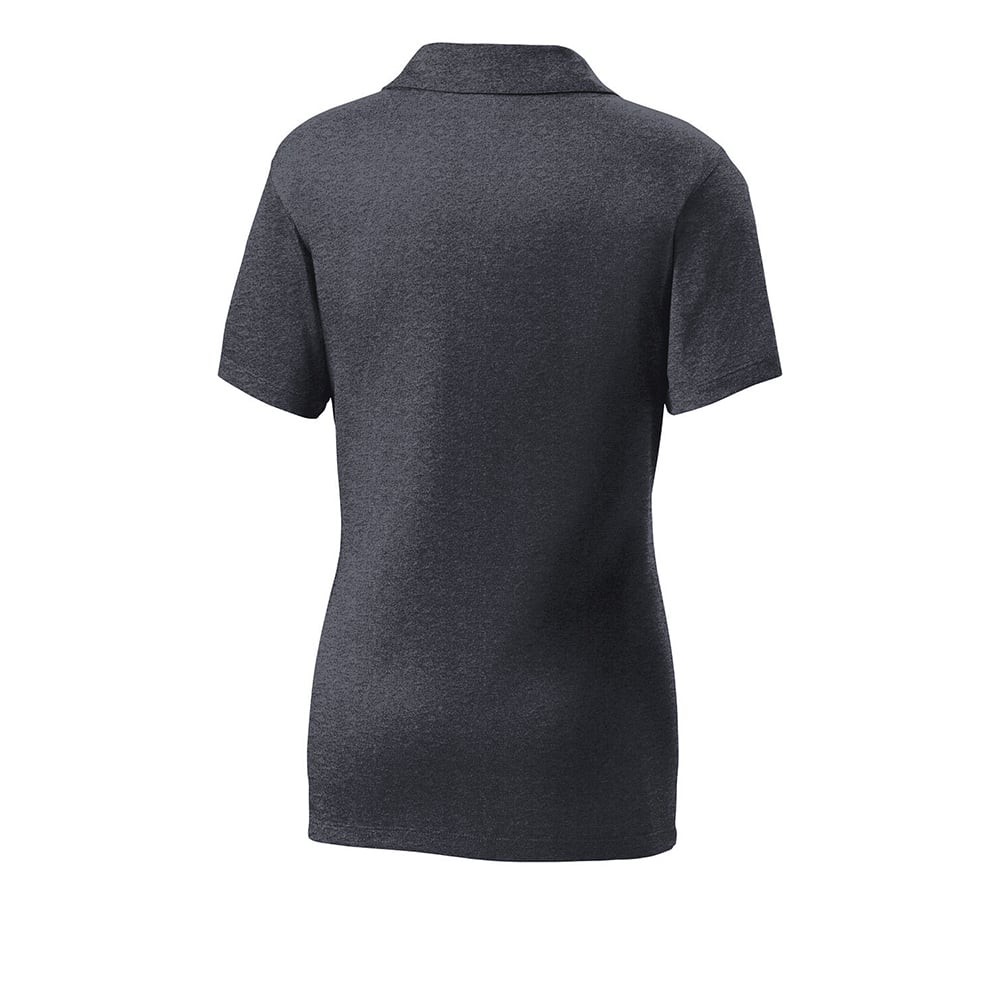 Sport - Tek LST660 Contender Women's Heather Y - Neck Polo - Gorvex.com