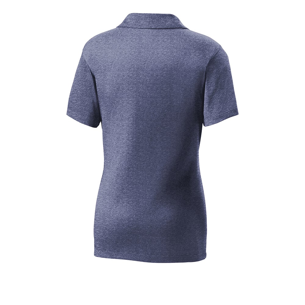 Sport - Tek LST660 Contender Women's Heather Y - Neck Polo - Gorvex.com