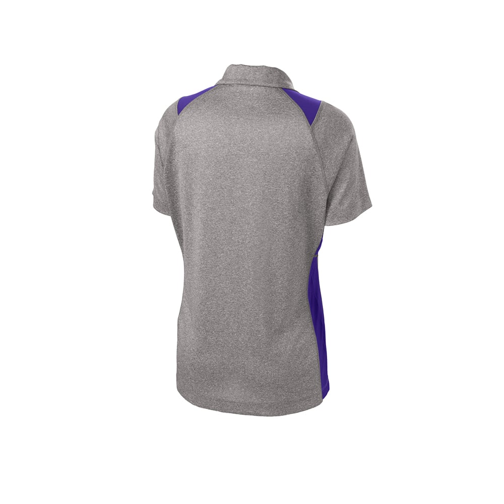 Sport - Tek LST665 Contender Women's Two - Tone Heather Raglan Polo - Gorvex.com