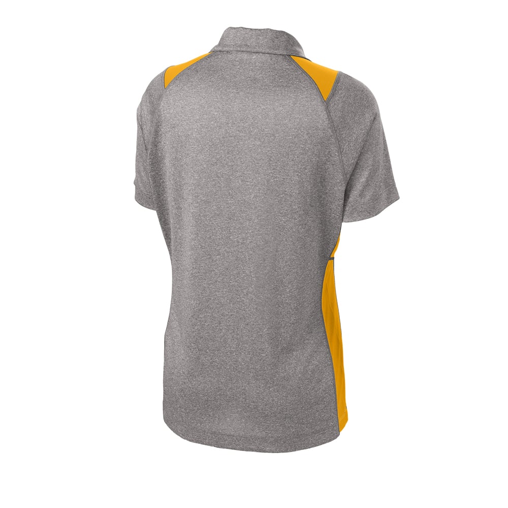 Sport - Tek LST665 Contender Women's Two - Tone Heather Raglan Polo - Gorvex.com