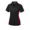 Sport - Tek LST685 PosiCharge Women's Micro - Mesh Two - Tone Polo - Gorvex.com