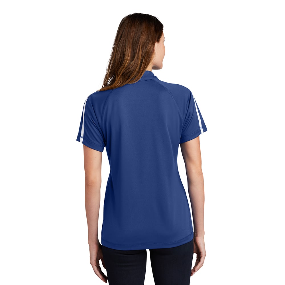 Sport - Tek LST685 PosiCharge Women's Micro - Mesh Two - Tone Polo - Gorvex.com