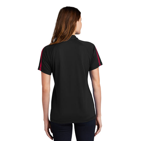 Sport - Tek LST685 PosiCharge Women's Micro - Mesh Two - Tone Polo - Gorvex.com