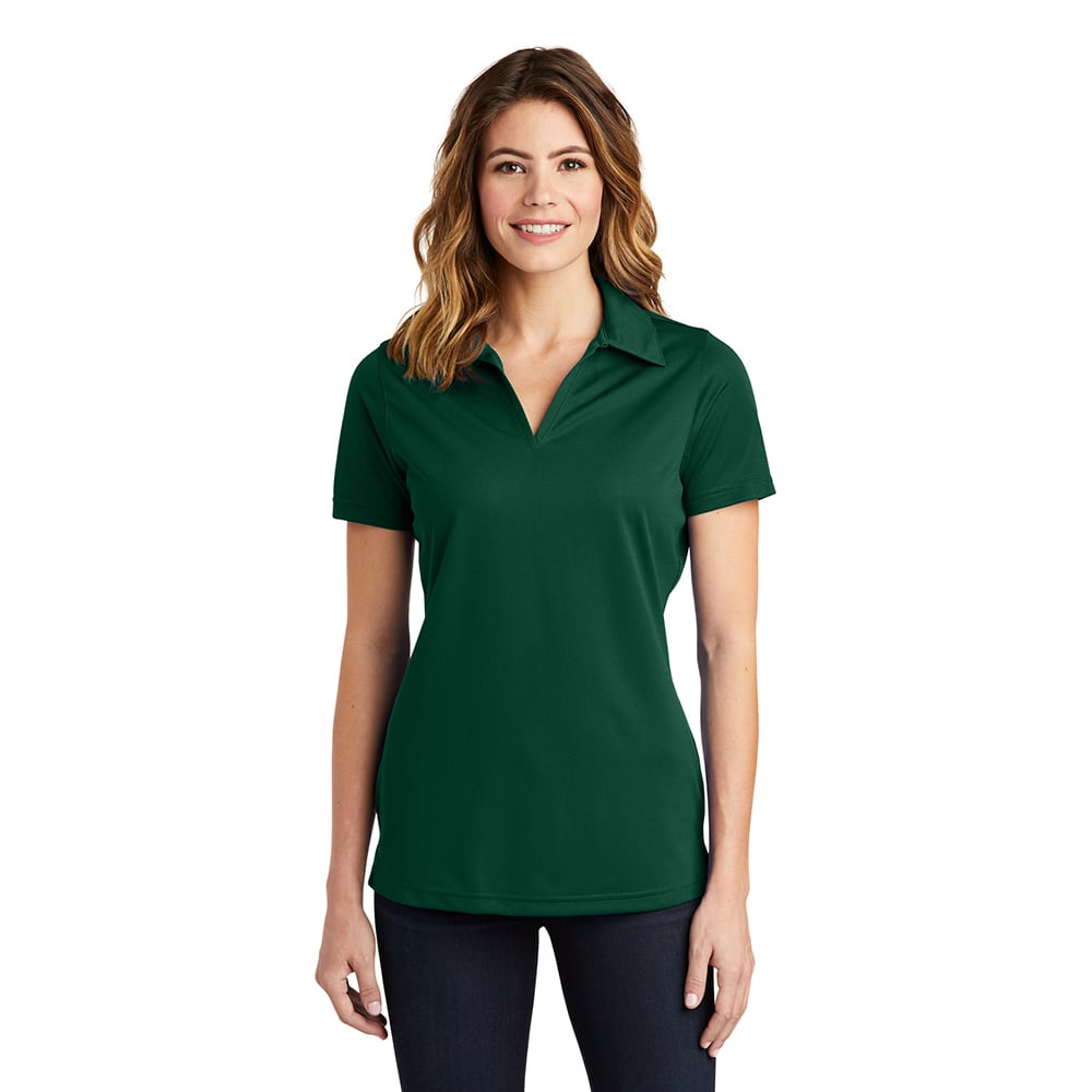 Sport - Tek LST690 PosiCharge Women's Active Textured Open - Placket Polo - Gorvex.com