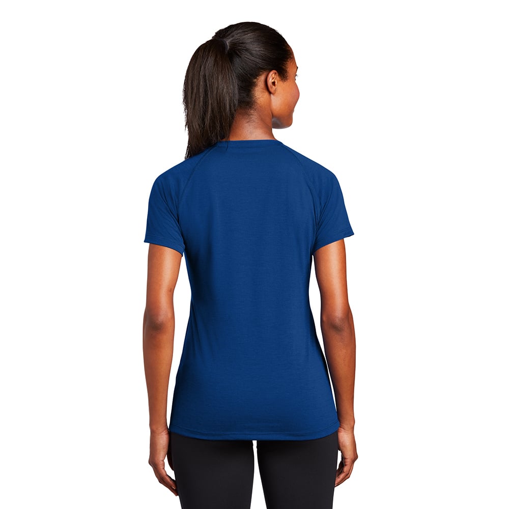 Sport - Tek LST700 Women's Moisture - Wicking V - Neck T-Shirt - Gorvex.com