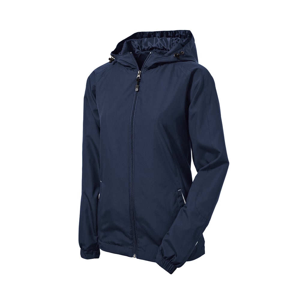 Sport - Tek LST76 Women's Two - Tone Raglan Jacket with Drawcord Hood - Gorvex.com