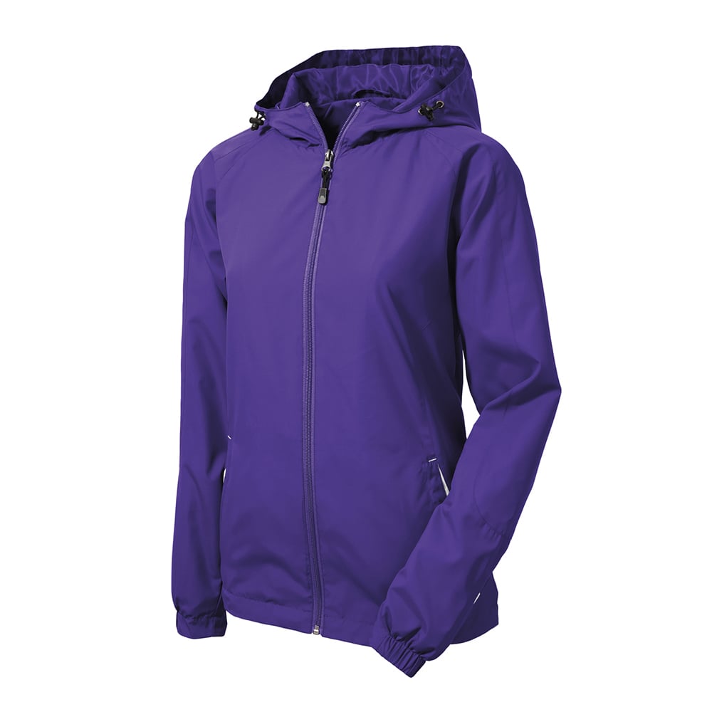 Sport - Tek LST76 Women's Two - Tone Raglan Jacket with Drawcord Hood - Gorvex.com