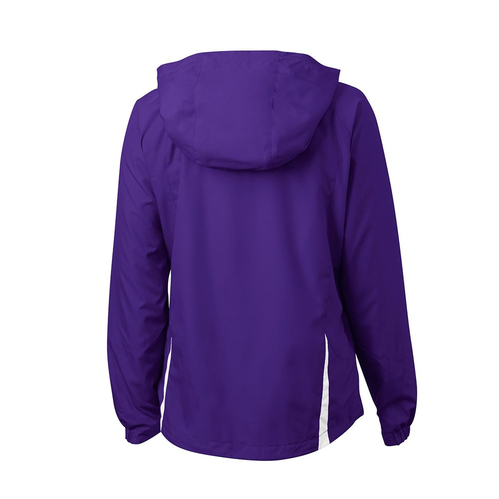 Sport - Tek LST76 Women's Two - Tone Raglan Jacket with Drawcord Hood - Gorvex.com