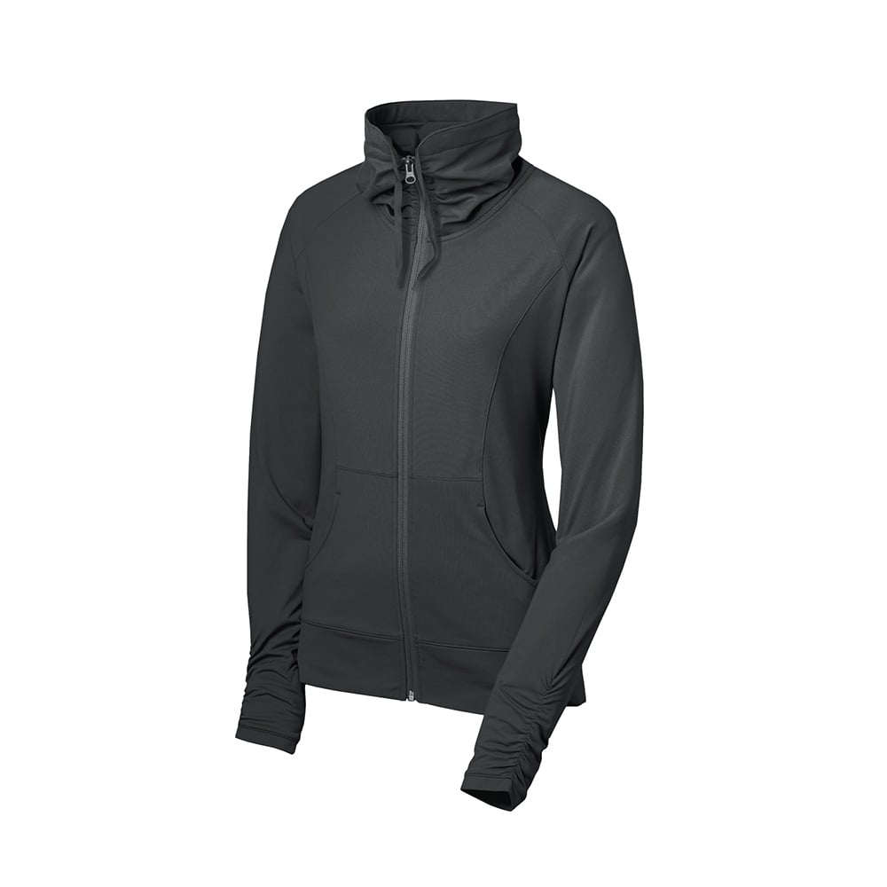 Sport - Tek LST852 Sport - Wick Stretch Women's Full - Zip Cowl Neck Jacket - Gorvex.com