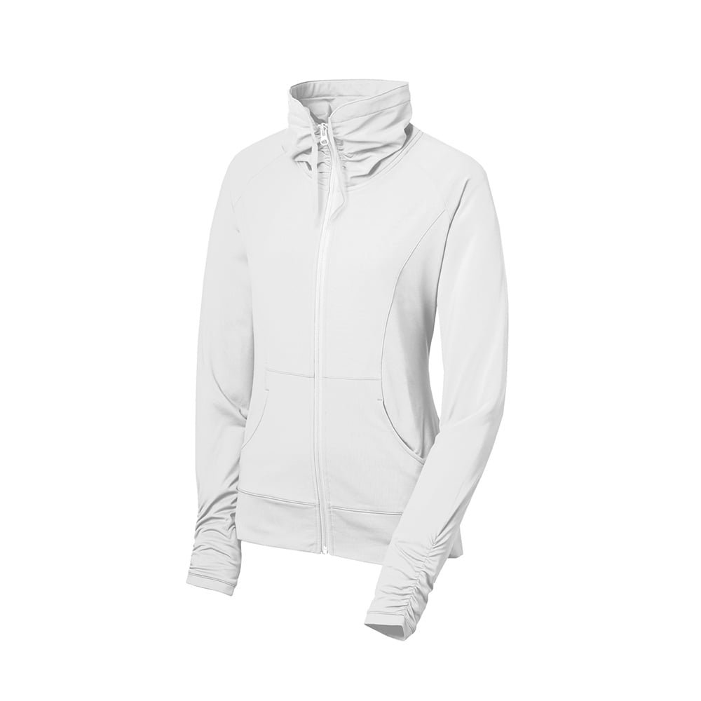 Sport - Tek LST852 Sport - Wick Stretch Women's Full - Zip Cowl Neck Jacket - Gorvex.com