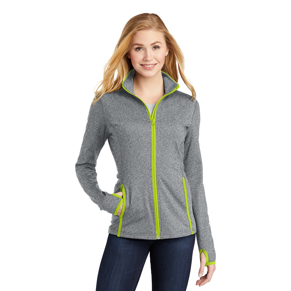 Sport - Tek LST853 Sport - Wick Stretch Women's Jacket with Contrast Trim - Gorvex.com