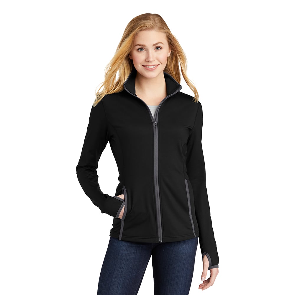 Sport - Tek LST853 Sport - Wick Stretch Women's Jacket with Contrast Trim - Gorvex.com