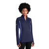 Sport - Tek LST854 Sport - Wick Stretch Women's Contrast Half - Zip Pullover - Gorvex.com