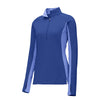 Sport - Tek LST854 Sport - Wick Stretch Women's Contrast Half - Zip Pullover - Gorvex.com