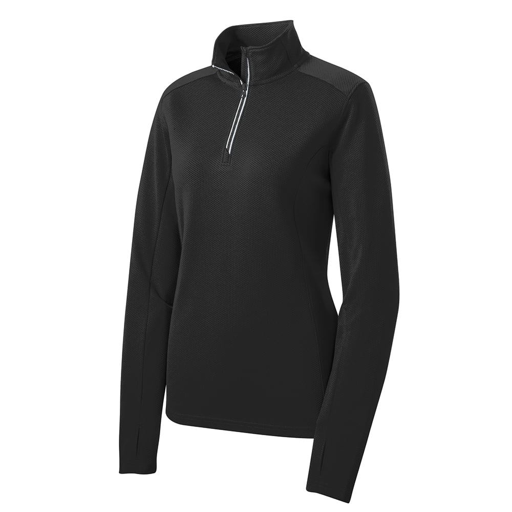 Sport - Tek LST860 Sport - Wick Textured Women's Quarter - Zip Pullover - Gorvex.com