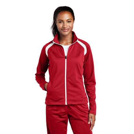 Sport - Tek LST90 Women's Tricot Two - Tone Track Jacket - Gorvex.com