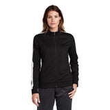 Sport - Tek LST94 Women's Tricot Track Jacket with Pieced Stripes - Gorvex.com