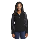 Sport - Tek LST970 Women's Water - Resistant Two - Tone Softshell Jacket - Gorvex.com